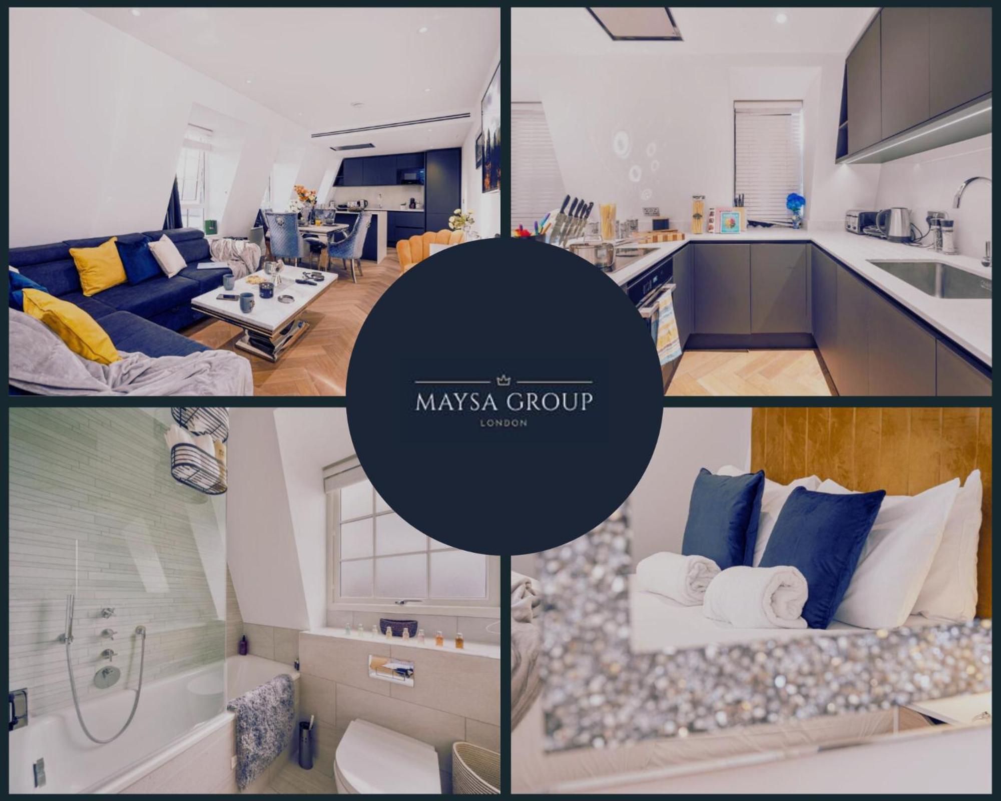 Stunning 1-Bedroom Penthouse In Marble Arch 72 London Kültér fotó